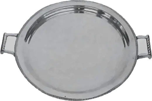 Service tray, item SE-45004, in electro plated nickel silver