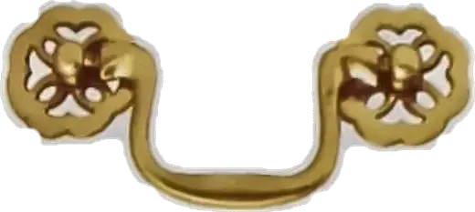 Drop handle, item SE-6011, in antique brass