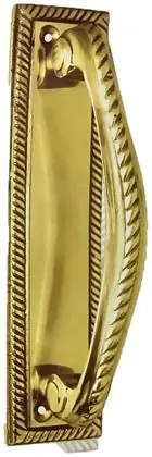 Pull handle, item SE-10012, brass polished lacquered