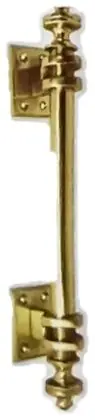 Pull handle, item SE-10020, brass polished lacquered