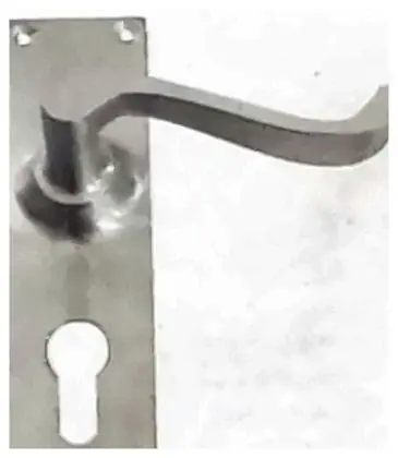 Lever lock Euro, item SE-1016, satin chrome plated