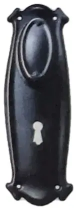 Knob lock, item SE-1026, florentine bronze