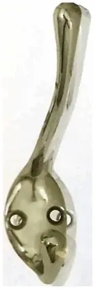 Coat and hat hook, item SE-11001, satin chrome plated