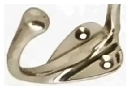 Coat and hat hook, item SE-11006, chrome plated