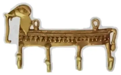 Artistic hook, item SE-11031, antique brass