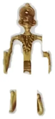 Artistic hook, item SE-11033, antique brass