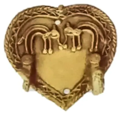 Artistic hook, item SE-11034, antique brass