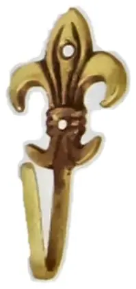 Curtain hook, item SE-11044, brass polished lacquered
