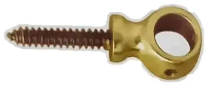 Sash eye, item SE-12007, brass polished lacquered