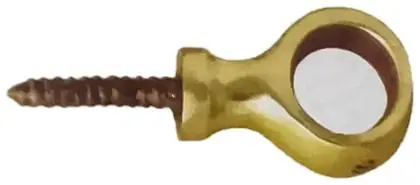 Sash eye, item SE-12008, brass polished lacquered