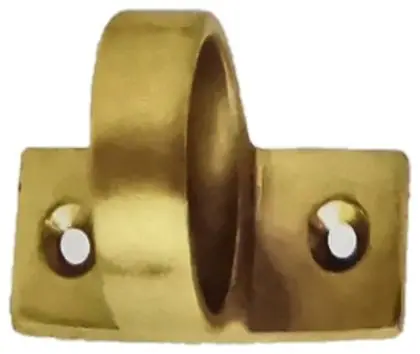 Sash eye, item SE-12009, brass polished lacquered