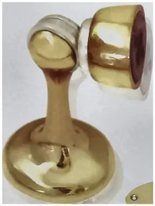 Door stopper magnetic, item SE-13001, gold