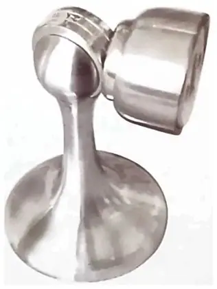 Door stopper magnetic, item SE-13002, satin chrome plated
