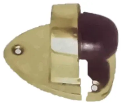 Door stopper, item SE-13004, brass polished lacquered