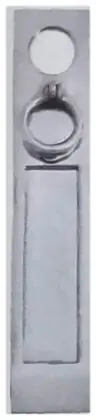 Letter plate Trinity, item SE-16002, satin chrome plated