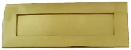 Letter plate Victorian, item SE-16004, brass polished lacquered