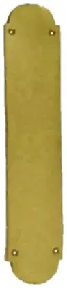 Finger plate Victorian, item SE-17005, brass polished lacquered