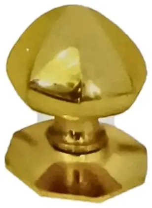 Mortice knob, item SE-18007, brass polished lacquered