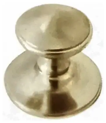 Centre door knob Victorian, item SE-18008, satin chrome plated