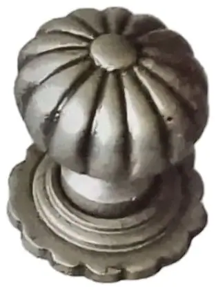 Lobe knob, item SE-18018, satin chrome plated