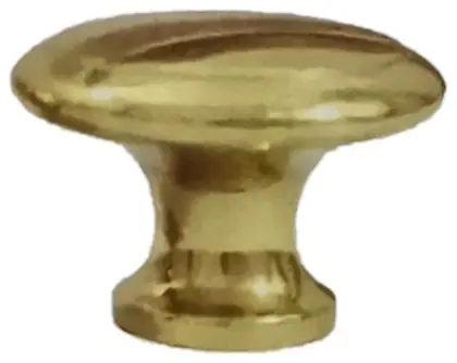 Knob, item SE-18019, brass polished lacquered
