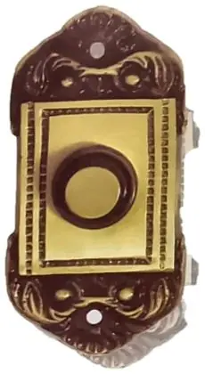 Bell push, item SE-19001, antique brass