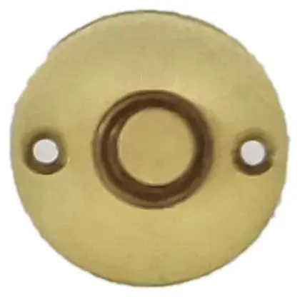 Bell push, item SE-19003, brass polished lacquered