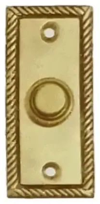 Bell push, item SE-19004, brass polished lacquered