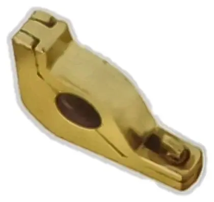 Stair rod bracket, item SE-20004, brass polished lacquered
