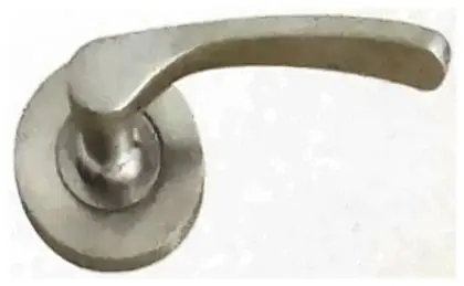 Lever on rose, item SE-2009, satin chrome plated