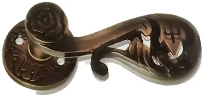 Rose latch, item SE-2010, antique copper