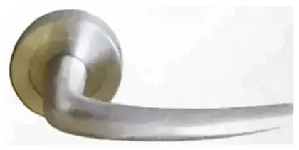 Lever on rose, item SE-2011, satin chrome plated