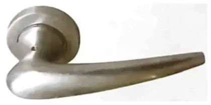 Lever on rose, item SE-2012, satin chrome plated