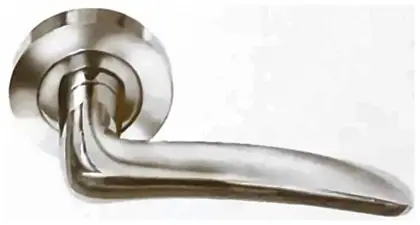 Lever on rose, item SE-2014, chrome plated