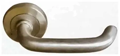 Rose latch, item SE-2016, satin chrome plated