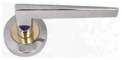 Lever on rose, item SE-2021, silver/gold