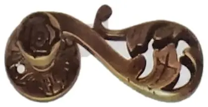 Lever on rose, item SE-2025, antique brass