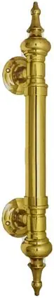 Entrance door handle, item SE-22004, satin chrome plated