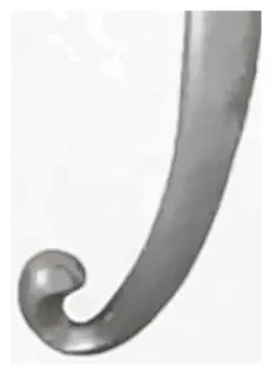 Entrance door handle, item SE-22009, satin chrome plated