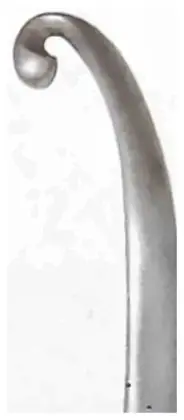 Entrance door handle, item SE-22010, gold polished lacquered