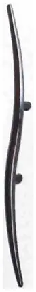 Entrance door handle, item SE-22012, oil rubbed bronze