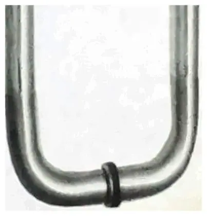 Entrance door handle, item SE-22013, black satin chrome