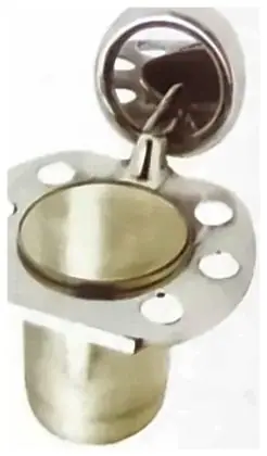 Tooth brush holder, item SE-23006, chrome plated