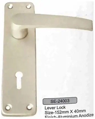 Lever lock, item SE-24003, aluminium anodized