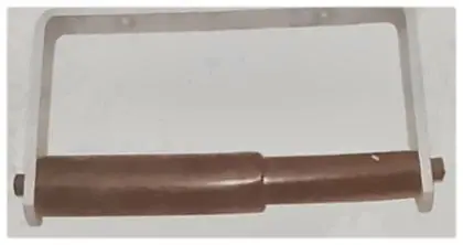 Toilet paper holder anodized, item SE-24021, aluminium anodized