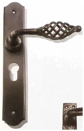 Lever lock Euro, item SE-25001, powder coated