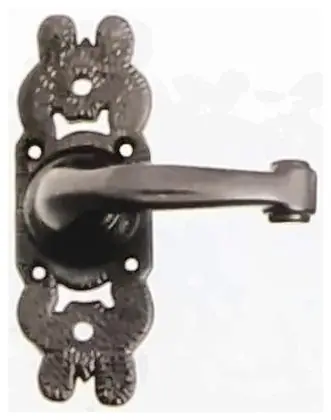 Lever latch, item SE-25005, powder coated