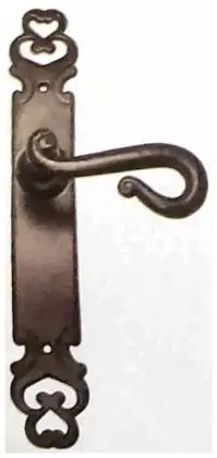 Lever latch, item SE-25007, powder coated