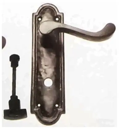 Bathroom set, item SE-25009, powder coated
