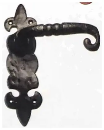 Lever latch, item SE-25013, powder coated